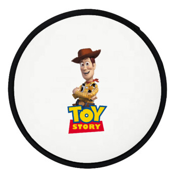 Woody cowboy, Βεντάλια υφασμάτινη αναδιπλούμενη με θήκη (20cm)