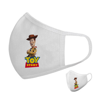 Woody cowboy, Μάσκα υφασμάτινη υψηλής άνεσης παιδική (Δώρο πλαστική θήκη)