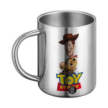 Woody cowboy, Ανοξείδωτη Μεταλλική Κούπα 450ml - Διπλού Τοιχώματος