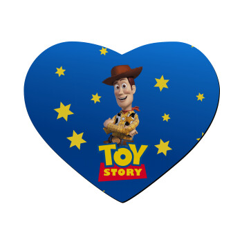 Woody cowboy, Mousepad καρδιά 23x20cm