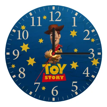 Woody cowboy, Ρολόι τοίχου ξύλινο plywood (20cm)