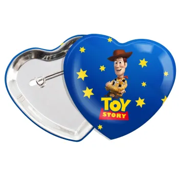 Woody cowboy, Κονκάρδα παραμάνα καρδιά (57x52mm)