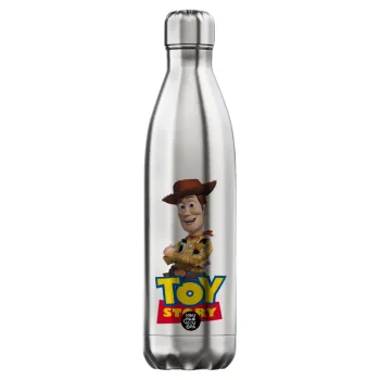 Woody cowboy, Μεταλλικό παγούρι θερμός Inox (Stainless steel), διπλού τοιχώματος, 750ml