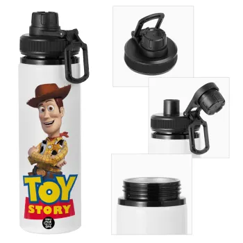 Woody cowboy, Μεταλλικό παγούρι νερού με καπάκι ασφαλείας, αλουμινίου 850ml