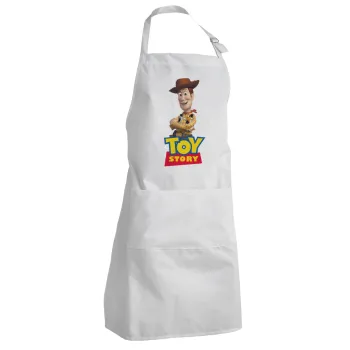 Woody cowboy, Adult Chef Apron (with sliders and 2 pockets)