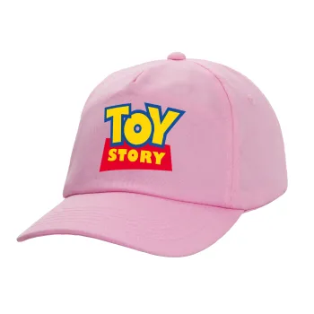 Woody cowboy, Casual children's baseball cap, 100% Cotton Twill, PINK (COTTON, CHILDREN'S, ONE SIZE)