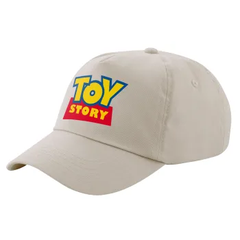 Woody cowboy, Μπεζ (SAND) Πεντάφυλλο Καπέλο Ενηλίκων Βαμβακερό (UNISEX, ONE SIZE)