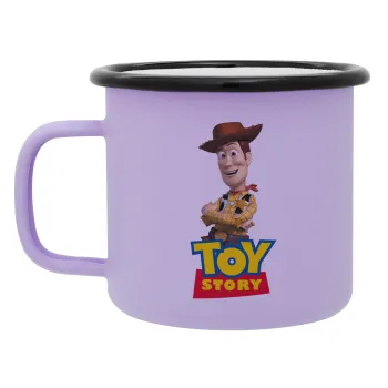 Woody cowboy, Κούπα Μεταλλική εμαγιέ ΜΑΤ Light Pastel Purple 360ml