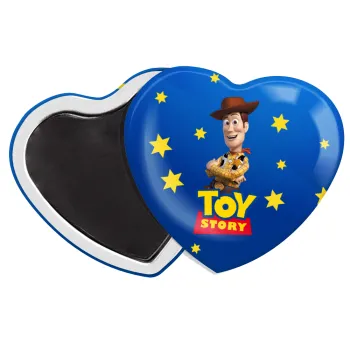 Woody cowboy, Μαγνητάκι καρδιά (57x52mm)