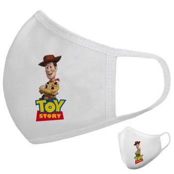 Woody cowboy, Μάσκα υφασμάτινη υψηλής άνεσης παιδική (Δώρο πλαστική θήκη)