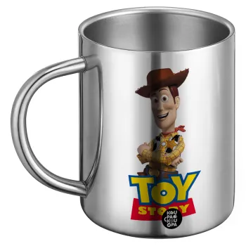 Woody cowboy, Ανοξείδωτη Μεταλλική Κούπα 450ml - Διπλού Τοιχώματος