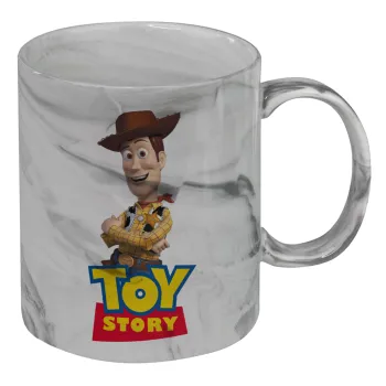 Woody cowboy, Κούπα κεραμική, marble style (μάρμαρο), 330ml