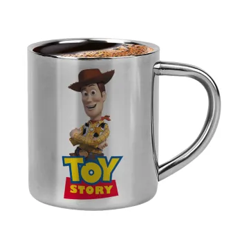 Woody cowboy, Double-wall metal cup for espresso (220ml)