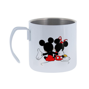 mickey and minnie hags, Mug Stainless steel double wall 400ml