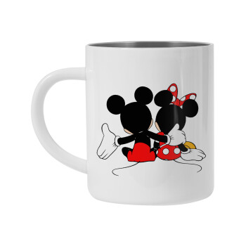 mickey and minnie hags, Mug Stainless steel double wall 300ml