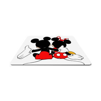 mickey and minnie hags, Mousepad rect 27x19cm