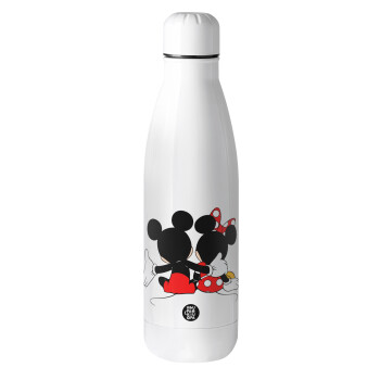 mickey and minnie hags, Metal mug thermos (Stainless steel), 500ml