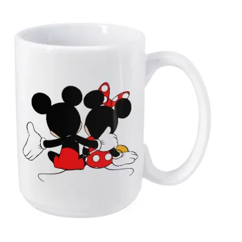mickey and minnie hags, Κούπα Mega, κεραμική, 450ml