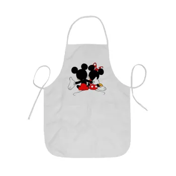 mickey and minnie hags, Ποδιά Σεφ ολόσωμη κοντή  Παιδική (44x62cm)