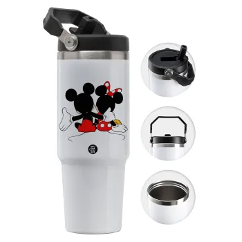 mickey and minnie hags, Θερμός Ανοξείδωτο 30oz με χερούλι