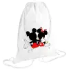 Backpack pouch GYMBAG white (28x40cm)