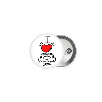 comics hands love, Κονκάρδα παραμάνα 5cm