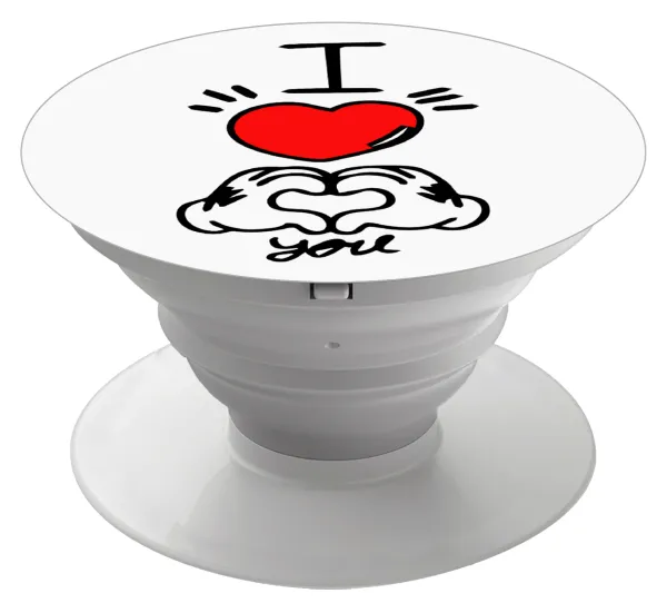 comics hands love — Phone Holders Stand  Λευκό Βάση Στήριξης Κινητού στο Χέρι