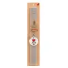 Easter Set, wooden keychain & scented Easter candle flat (30cm) (GRAY)