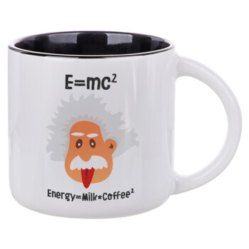 E=mc2 Energy = Milk*Coffe, Κούπα κεραμική 400ml