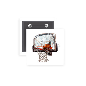 Basketball, Κονκάρδα παραμάνα τετράγωνη 5x5cm
