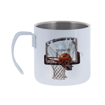 Basketball, Mug Stainless steel double wall 400ml