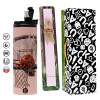 Easter candle,Travel Tumbler 2 Lids, with metal straw & cleaning brush & aromatic flat candle (30cm) (PINK)