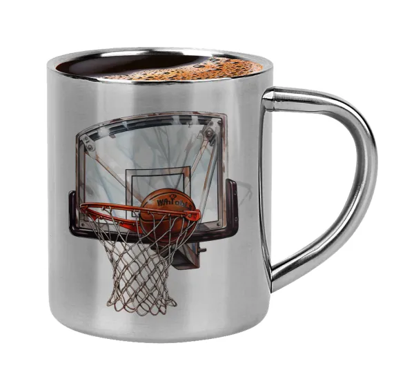 Basketball — Κουπάκι μεταλλικό διπλού τοιχώματος για espresso (220ml)
