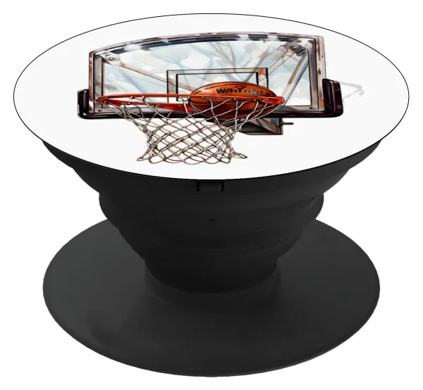 Basketball — Phone Holders Stand  Μαύρο Βάση Στήριξης Κινητού στο Χέρι