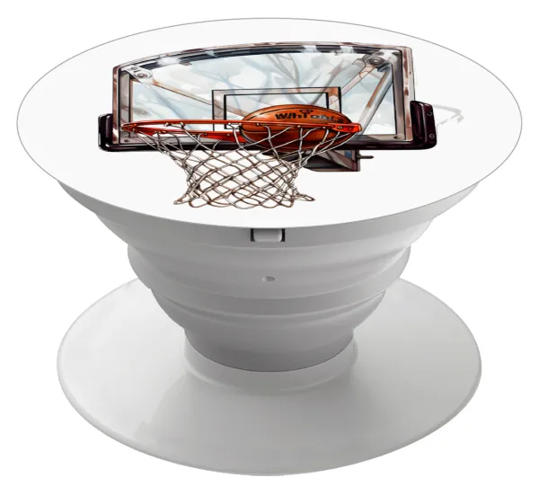 Basketball — Phone Holders Stand  Λευκό Βάση Στήριξης Κινητού στο Χέρι