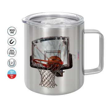 Basketball, Mug Stainless steel double wall 300ml