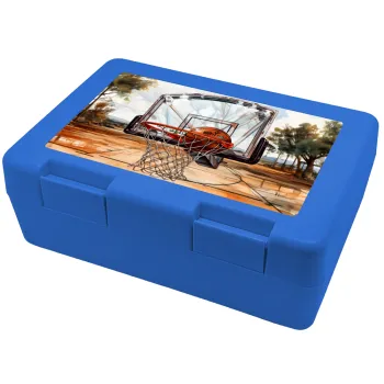 Basketball, Children's cookie container BLUE 185x128x65mm (BPA free plastic)