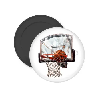Basketball, Μαγνητάκι ψυγείου στρογγυλό διάστασης 5cm