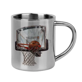 Basketball, Mug Stainless steel double wall 300ml