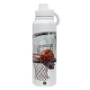 1L Stainless Steel Thermal Bottle with Phone Holder & Double Wall Insulation