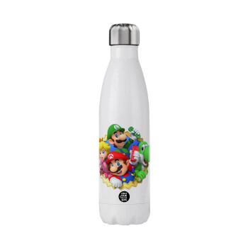 Super mario and Friends, Stainless steel, double-walled, 750ml