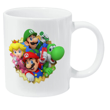 Super mario and Friends, Κούπα Giga, κεραμική, 590ml