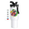 Mega Stainless steel Tumbler with lid, double wall 1,2L