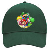 Adult Ultimate Hat GREEN, (100% COTTON DRILL, ADULT, UNISEX, ONE SIZE)