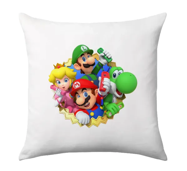 Super mario and Friends — Sofa cushion 40x40cm includes filling