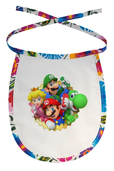 Super mario and Friends — αλέκιαστη με κορδόνι Χρωματιστή