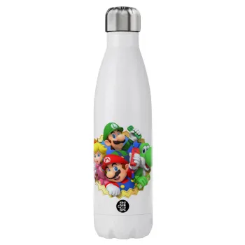 Super mario and Friends, Stainless steel, double-walled, 750ml