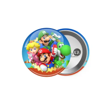 Super mario and Friends, Κονκάρδα παραμάνα 5.9cm