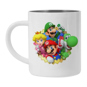 Super mario and Friends, Κούπα Ανοξείδωτη διπλού τοιχώματος 300ml