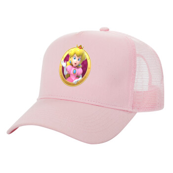 Princess Peach Toadstool, Καπέλο Structured Trucker, ΡΟΖ